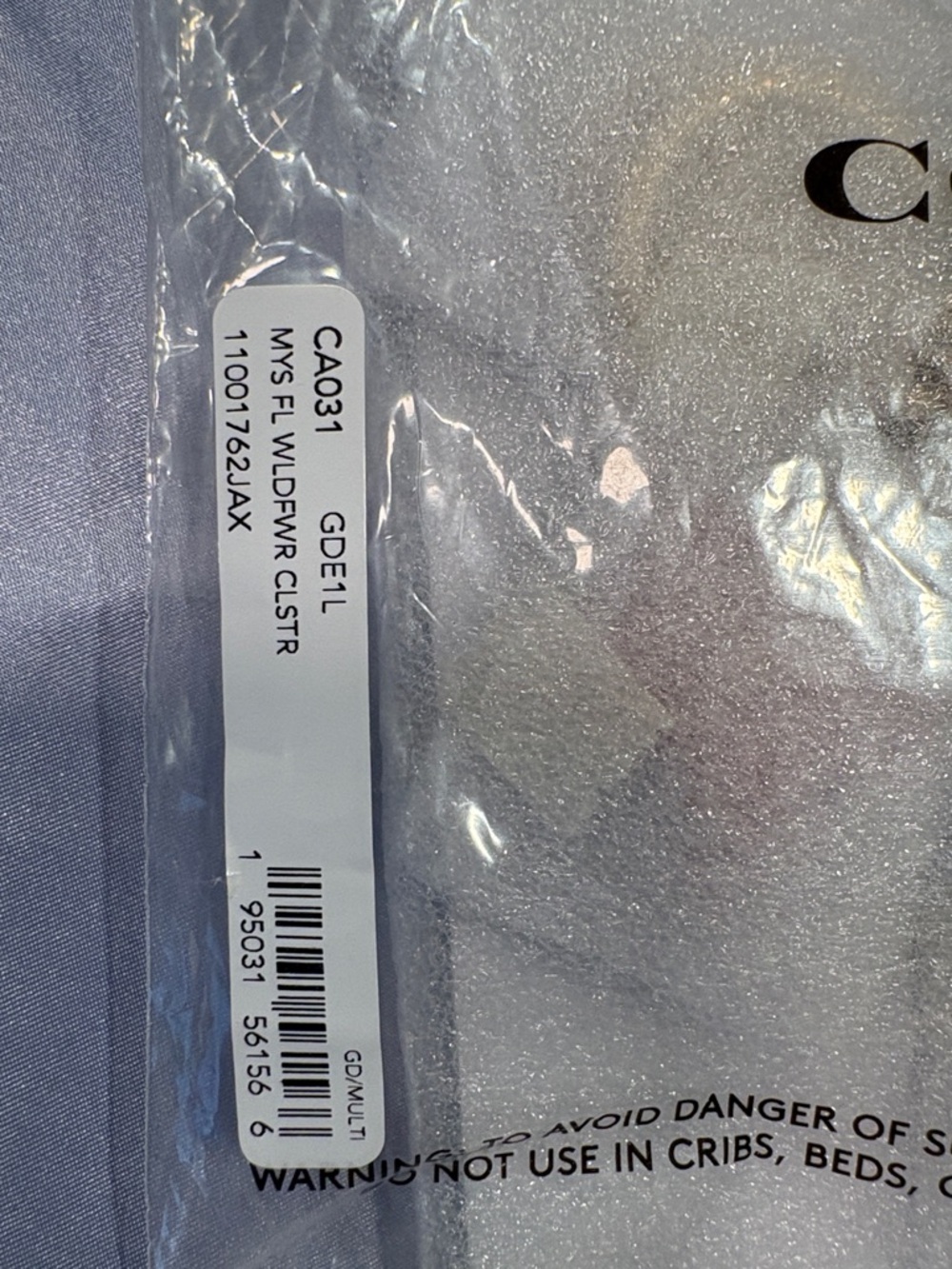 NWT Coach Wildflower Bag Charm Keychain - Picture 3 of 3